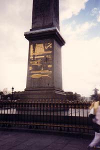 Cleopatra's Needle in 1987