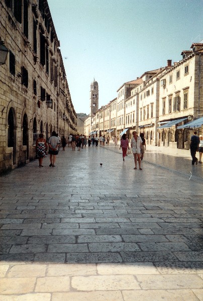 Dubrovnik High Street 1986