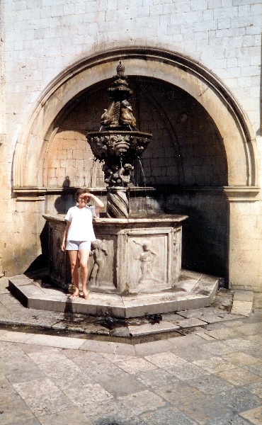 St. Blaise Fountain in 1986